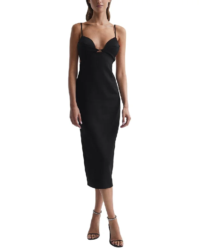 Women's bodycon dress luxury -Reiss Rochelle Strappy Bodycon Dress