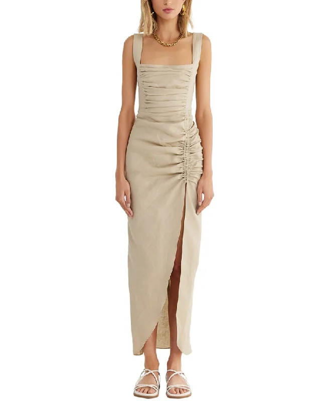 Women's maxi dress kin sweep -Rumer Estelle Square Neck Maxi Dress