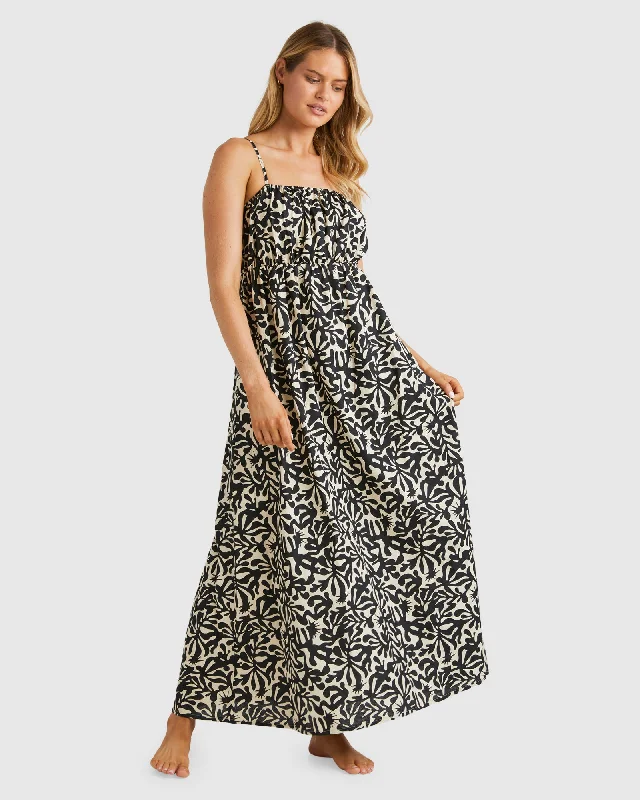 Women's maxi dress gleam sweep -Womens Palm Grove Maxi Dress