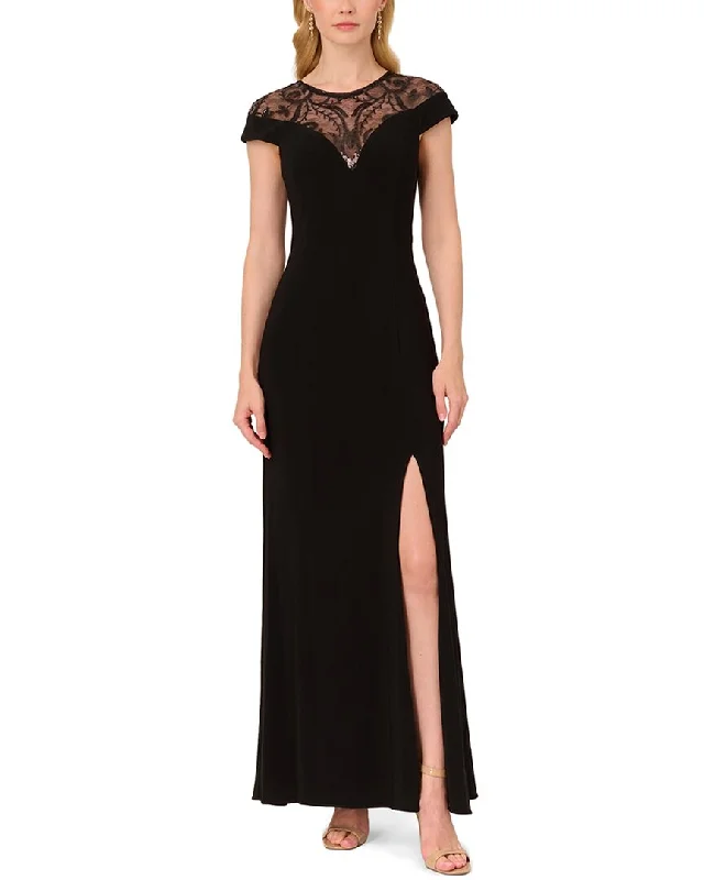 Women's maxi dress path sweep -Adrianna Papell Mermaid Maxi Dress