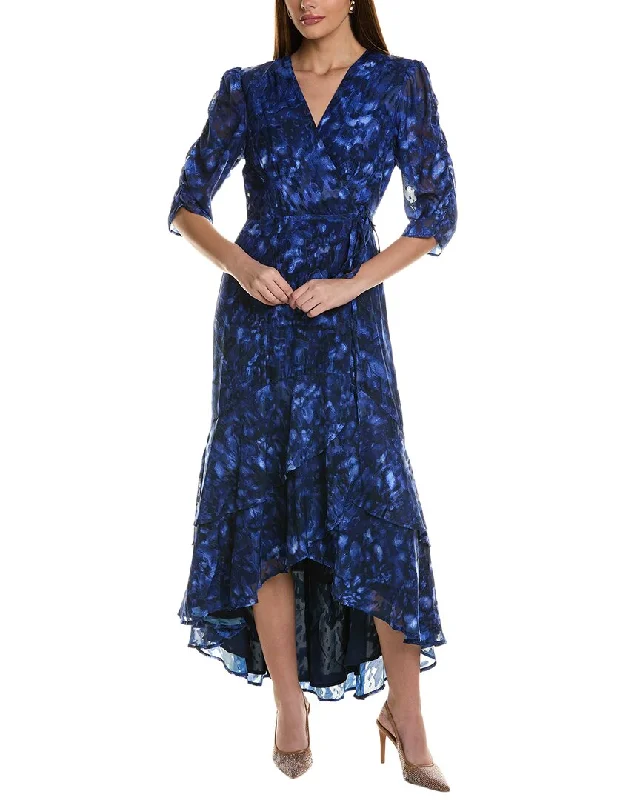 Women's maxi dress hint flow -Hutch Pamona Maxi Wrap Dress