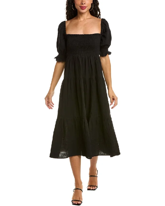 ladies-midi-dress-elastic-elegance-O.P.T. Frankie Midi Dress