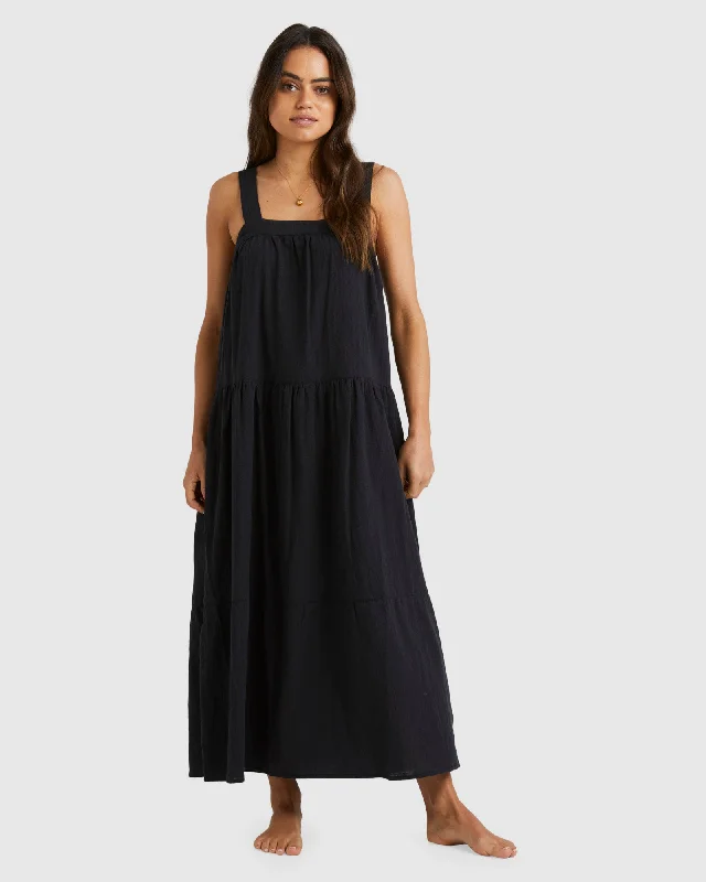 Women's maxi dress gem sweep -Womens Sun Chasers Maxi Dress