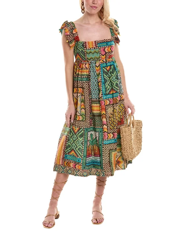 ladies-midi-dress-festival-flow-FARM Rio Midi Dress