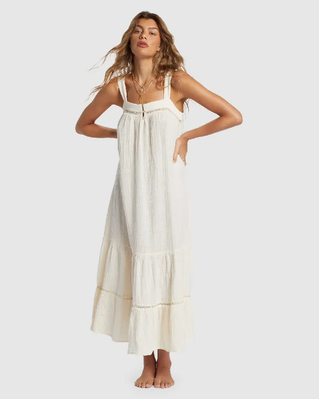 Women's maxi dress snow flow -Womens Summers End Maxi Dress