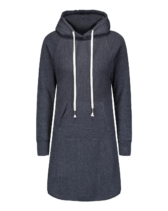 ladies-shirt-dress-ochre-earth-Women's Suzie Hooded Sweatshirt Dress