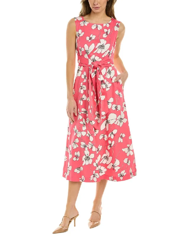 ladies-midi-dress-limited-luxe-Anne Klein Printed Midi Dress