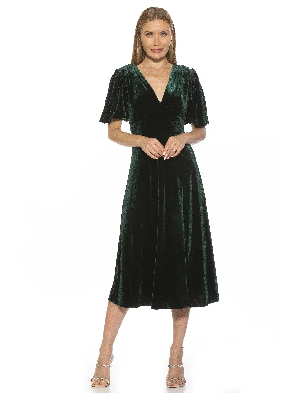 ladies-midi-dress-versatile-vision-Nola Velvet Midi Dress