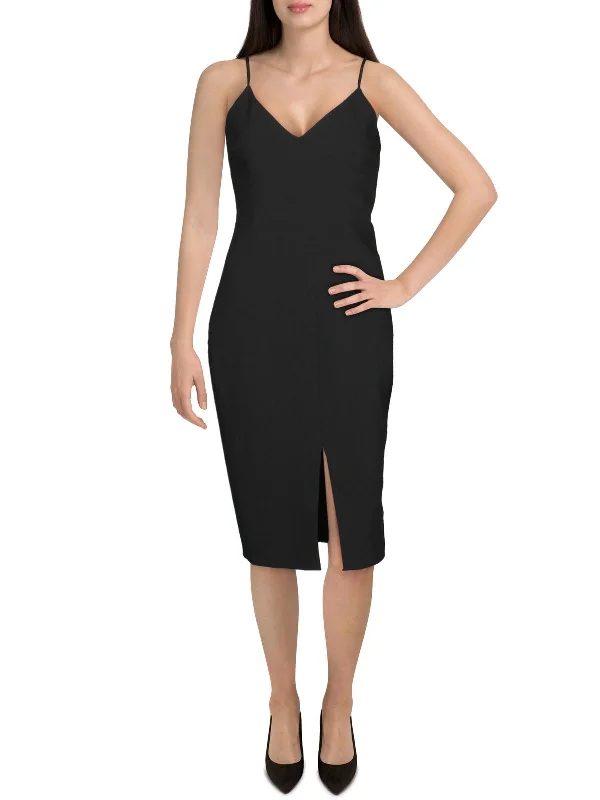 Women's bodycon dress urban -Brooklyn Womens Side Slit Bodycon Cocktail Dress