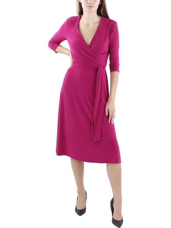 Women's maxi dress hub sweep -Womens Pleated Jersey Maxi Dress