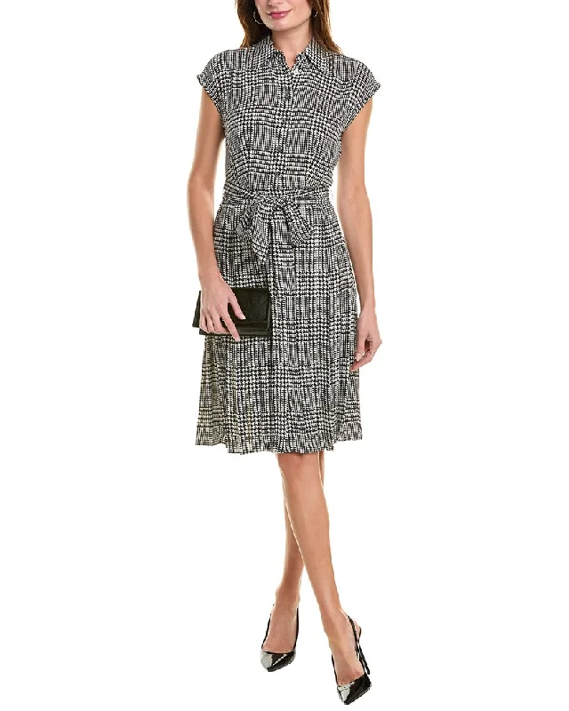 ladies-shirt-dress-draped-front-Brooks Brothers Shirtdress