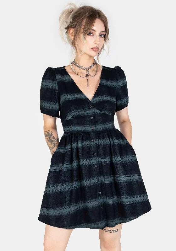 ladies-mini-dress-timeless-tweak-Greenlee Check Mini Dress