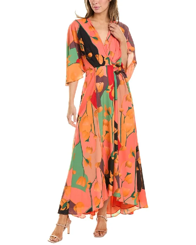 Women's maxi dress petal flow -Hutch Lyna Maxi Dress