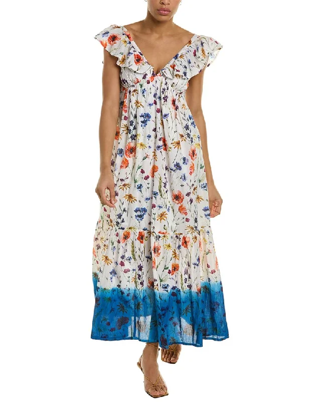 Women's maxi dress sweet drape -Ro's Garden Jasmin Maxi Dress