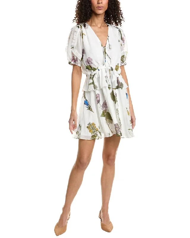 ladies-mini-dress-seasonal-spunk-Ted Baker Chiffon Mini Dress