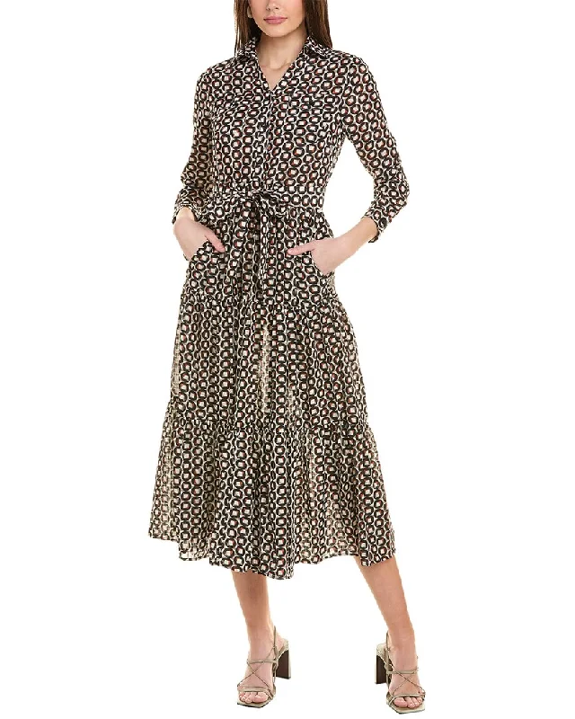 ladies-midi-dress-feminine-finesse-Gracia Belted Midi Shirtdress