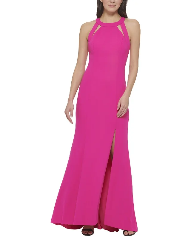 Women's maxi dress gem sweep -Vince Camuto Scuba Crepe Maxi Dress