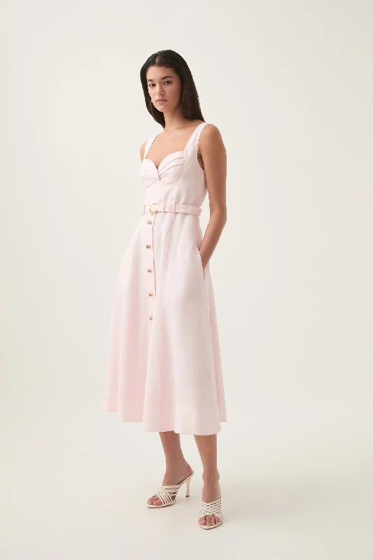 ladies-midi-dress-linen-luster-Primary Belted Midi Dress