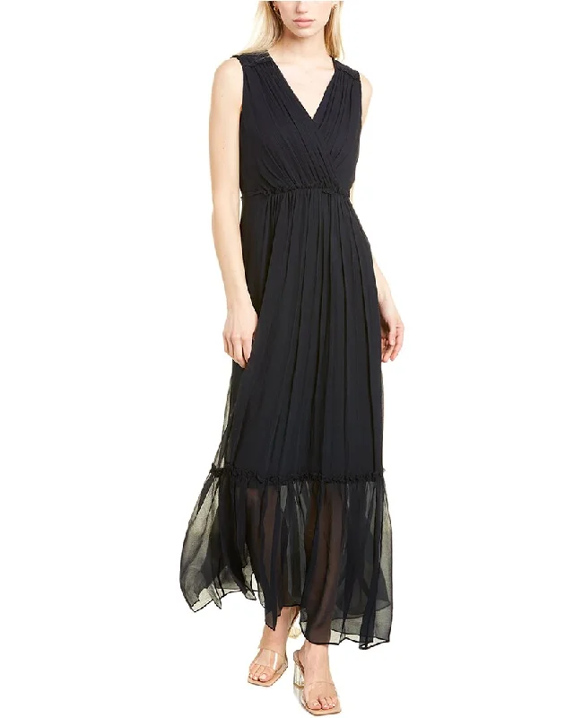 Women's maxi dress shape drift -Elie Tahari Silk Maxi Dress