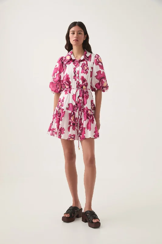 ladies-mini-dress-date-night-dazzle-Eliza Smock Mini Dress