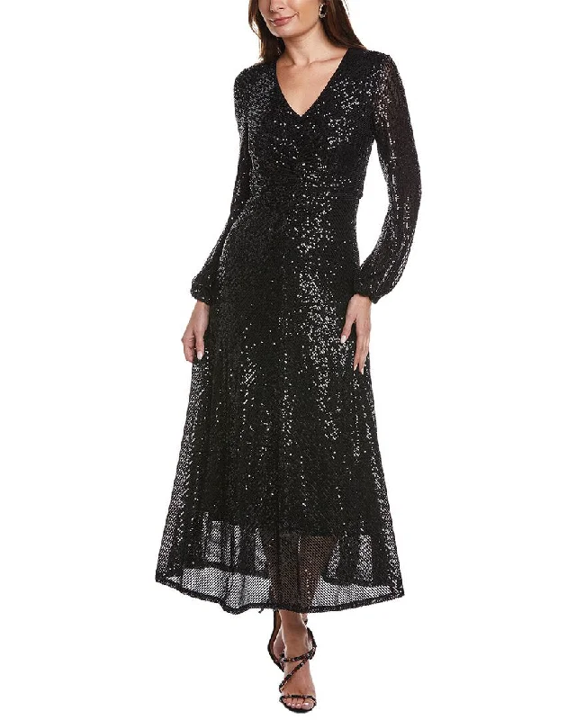 Women's maxi dress easy flow -Taylor Stretch Sequin Maxi Dress