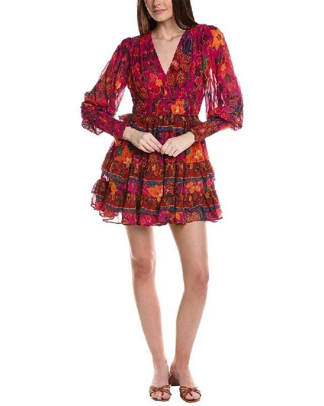 ladies-mini-dress-breathable-bop-FARM Rio Tropical Tapestry Mini Dress