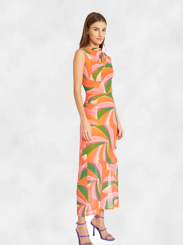 ladies-midi-dress-travel-tide-Donna Morgan Midi Dress