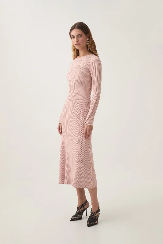 ladies-midi-dress-social-sweep-Lia Knit Midi Dress