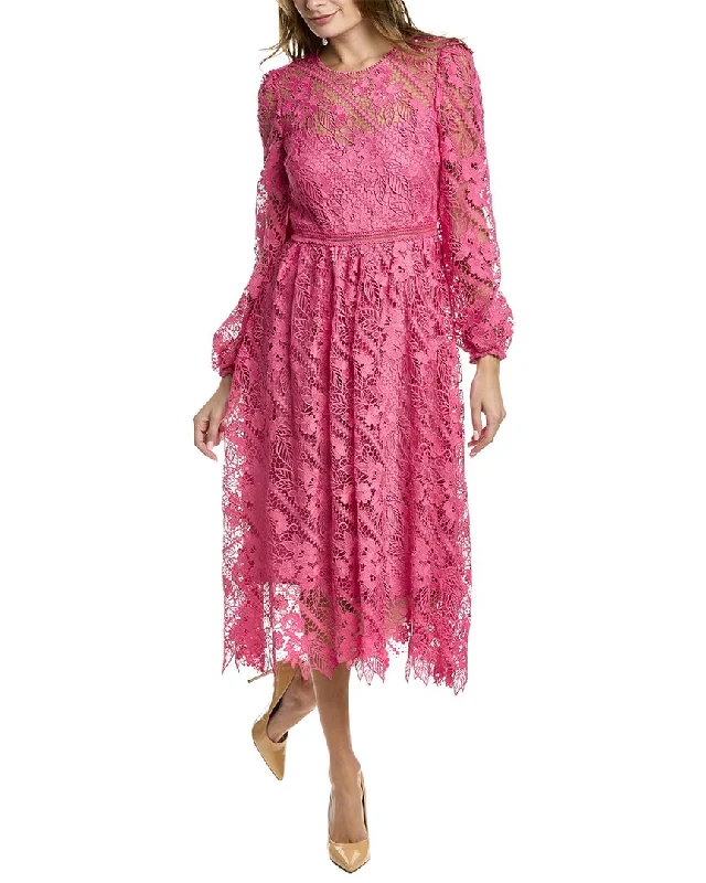 ladies-midi-dress-insta-illume-ML Monique Lhuillier Lace Midi Dress