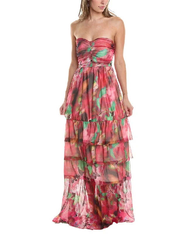 Women's maxi dress rose whisper -Femme Society Maxi Dress