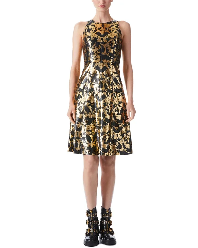 ladies-midi-dress-formal-finesse-alice + olivia Leandra Midi Dress