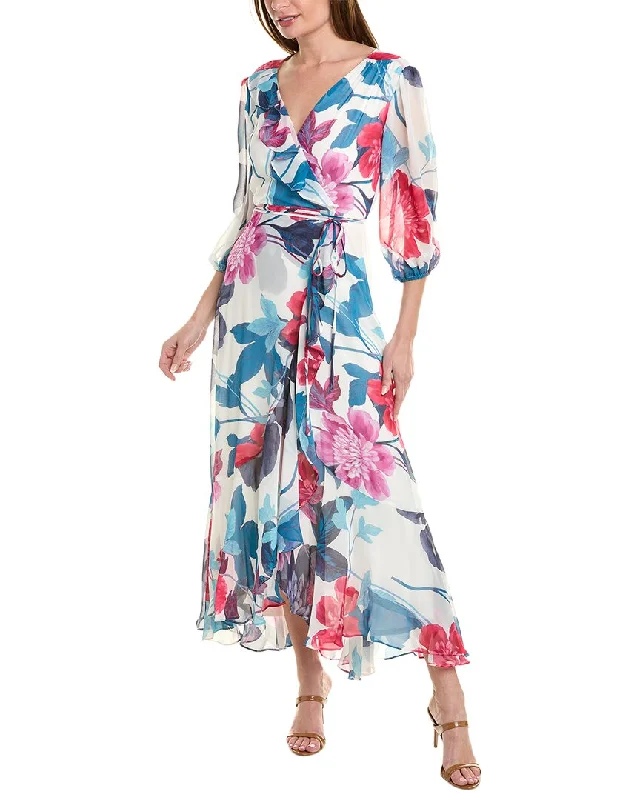 Women's maxi dress dainty sway -Maison Tara Chiffon Maxi Dress