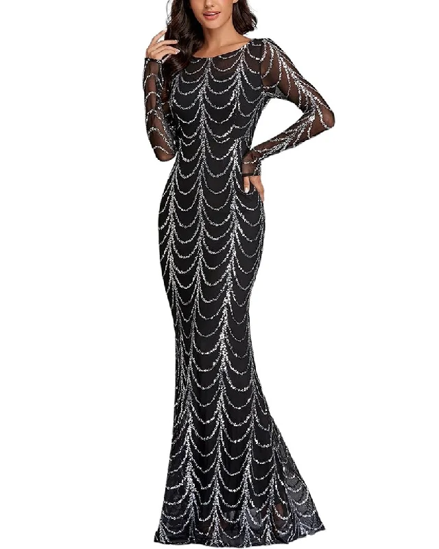 Women's maxi dress dusk sweep -Bella Desert Maxi Dress