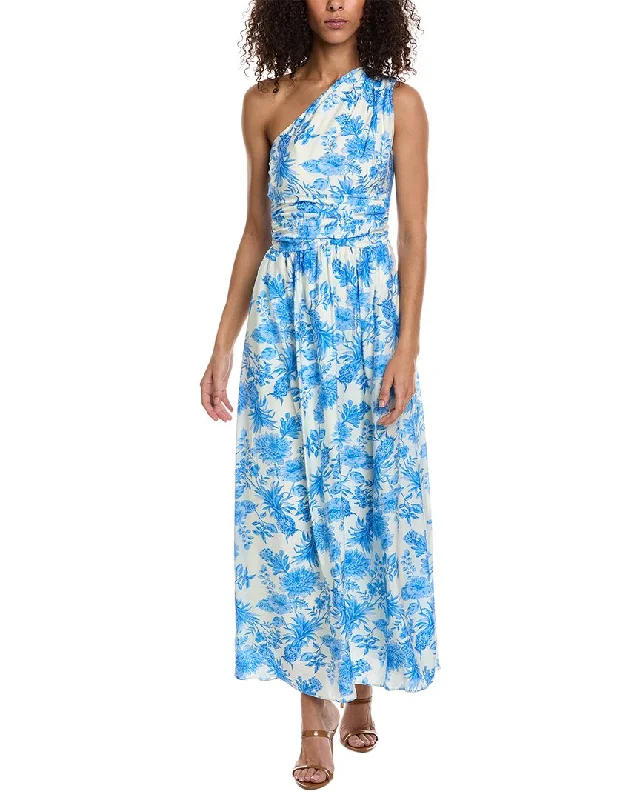 Women's maxi dress meet sweep -Taylor One-Shoulder Maxi Dress