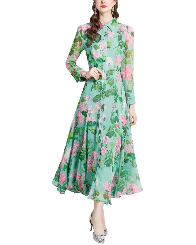 ladies-midi-dress-breathable-bliss-KAIMILAN Midi Dress