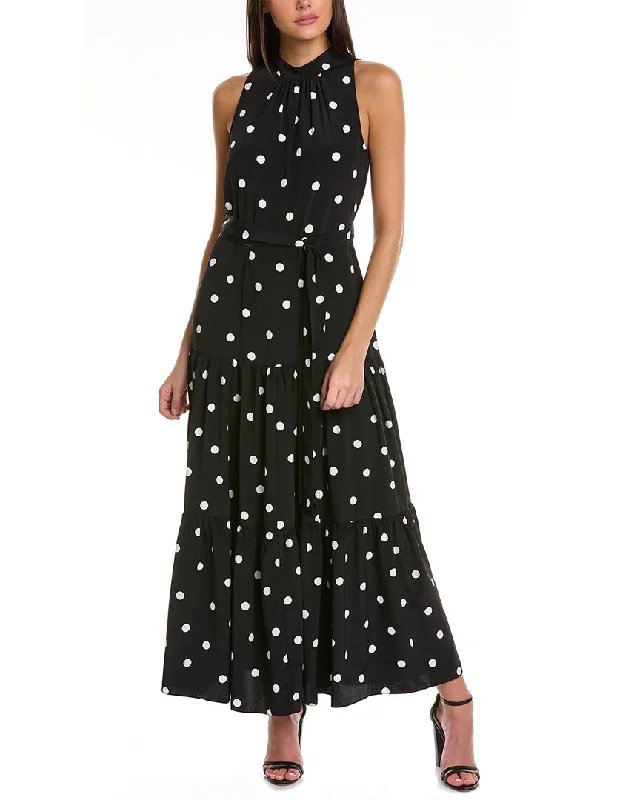 Women's maxi dress arty flow -Anne Klein Tiered Maxi Dress