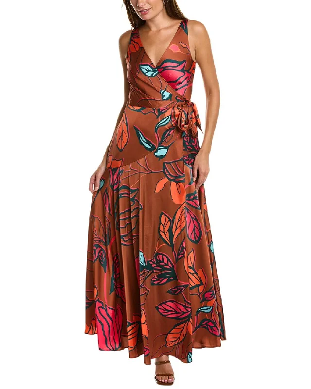 Women's maxi dress multi flow -Hutch Mikki Maxi Dress