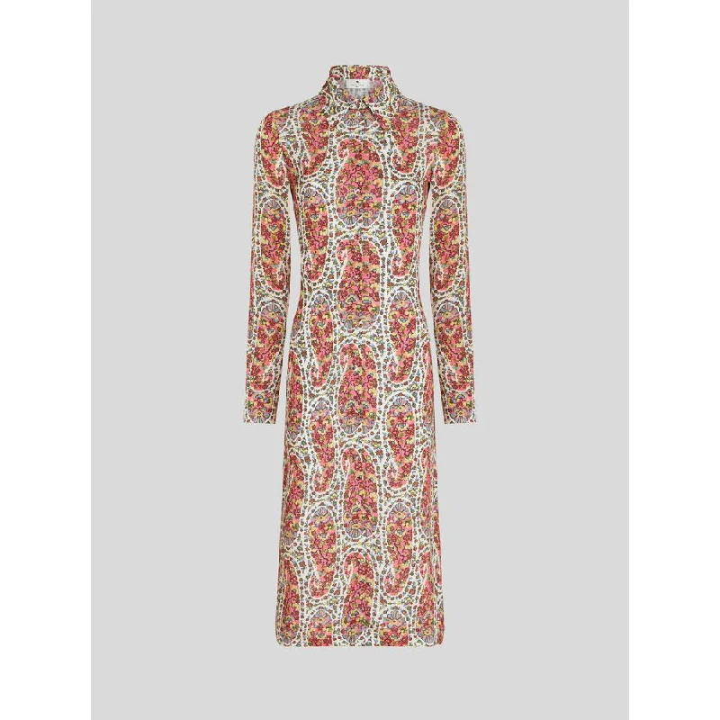 ladies-shirt-dress-flattering-cut-PAISLEY PATTERN SHIRT DRESS