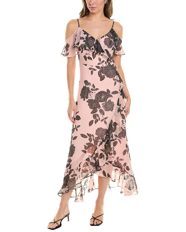 Women's maxi dress wave sweep -London Times Maxi Dress